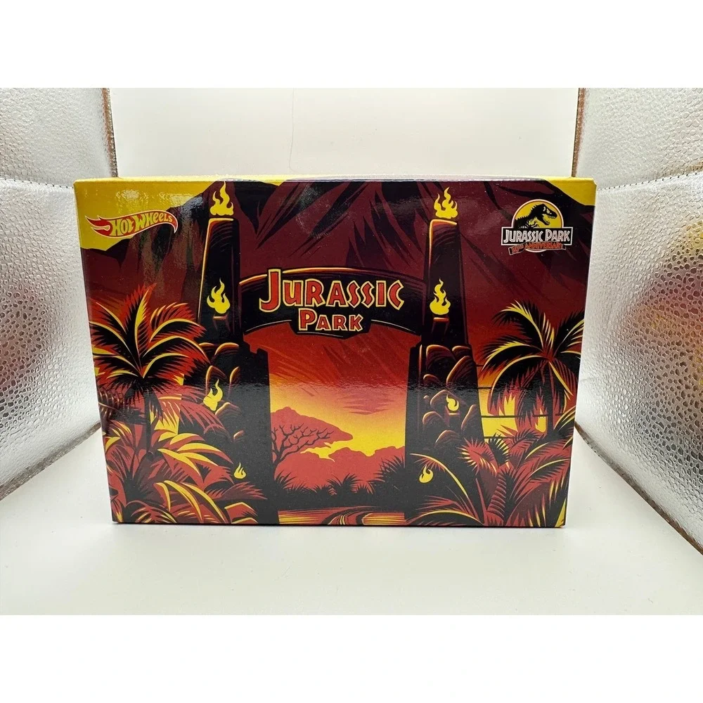 Hot Wheels Jurassic Park Jeep Wrangler Dr Ian Malcolm Unisex OS Multi HRL27 New